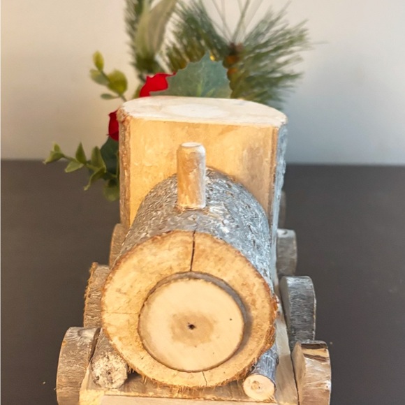 Handmade Log Truck Tea Light Candle Decor Decorate Different Seasons Holidays - Picture 6 of 15